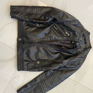 New black boy 8 yrs leather like jacket